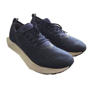 Allbirds Wool Flyer Mizzles Shoes Sz 10.5 Blue Water Repellent Low Sneakers
